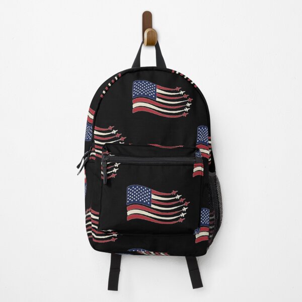 Item preview, USA Patriotic Flag Fighter Jets - On Black designed and sold by Holy Coast Threads (Formerly ChristianFlower).