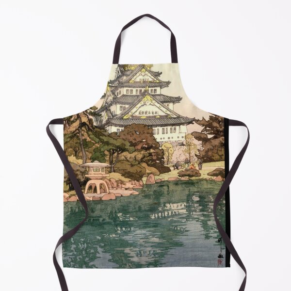 Item preview, Osaka Castle by Yoshida Hiroshi : Tranquil Shin Hanga Japanese Poster designed and sold by artofuniverse.