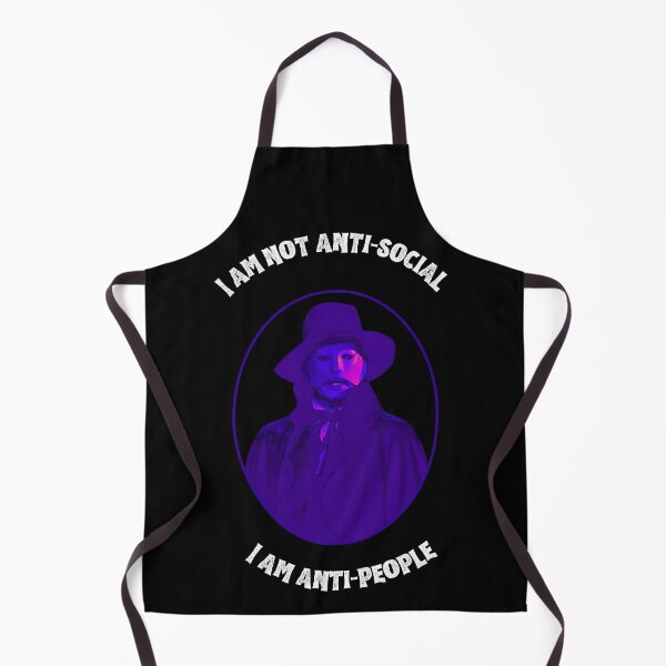 Item preview, I AM ANTI-PEOPLE Gothic Phantom Art | Anti-Social Humor designed and sold by Thorn & Ember.