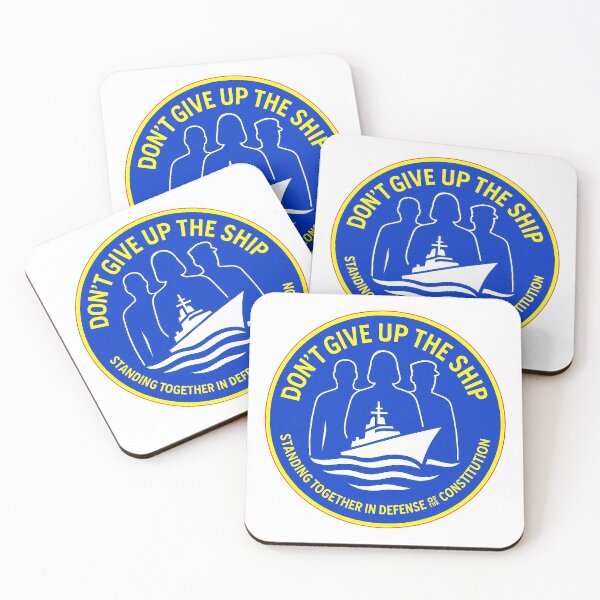 Item preview, DON’T GIVE UP THE SHIP – BADGE COLLECTION — “The Brave Don’t Break” Edition designed and sold by WheelieGdArt.