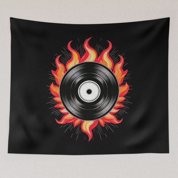 Item preview, Fire Wax - Vinyl Record Designs designed and sold by RockitBaby.