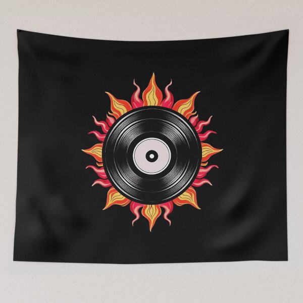 Item preview, Retro Vinyl Fire - Vinyl Record Designs designed and sold by RockitBaby.