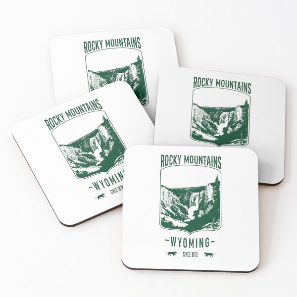 Item preview, Rocky Mountains - forest green designed and sold by T-shirts LWD.