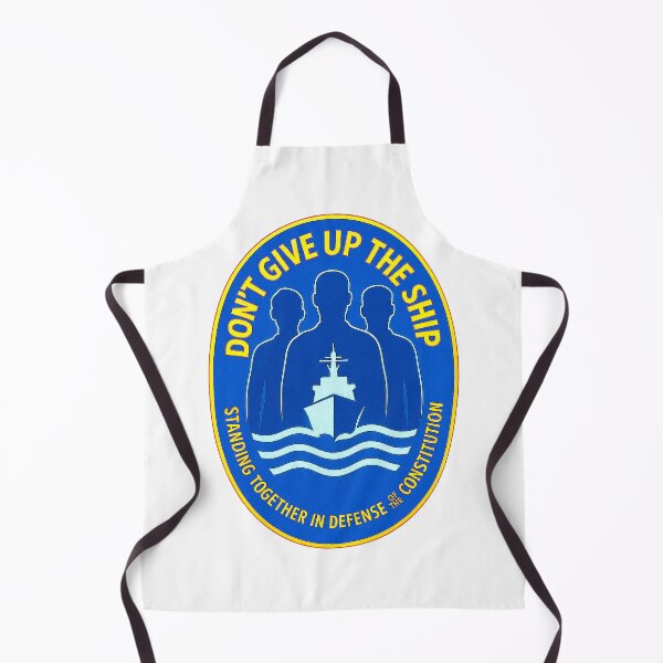 Item preview, DON’T GIVE UP THE SHIP – BADGE COLLECTION — “Integrity Doesn’t Flinch” Edition designed and sold by WheelieGdArt.