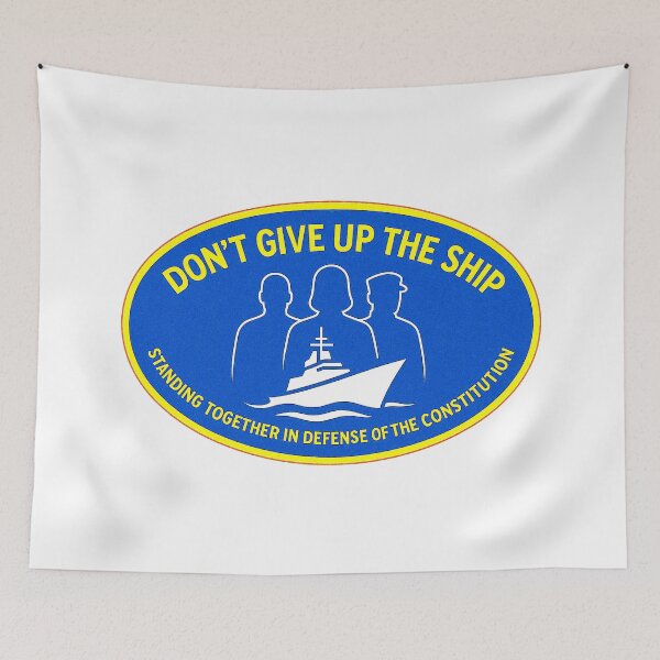 Item preview, DON’T GIVE UP THE SHIP – BADGE COLLECTION — “Oathkeepers in the Real Sense” Edition designed and sold by WheelieGdArt.