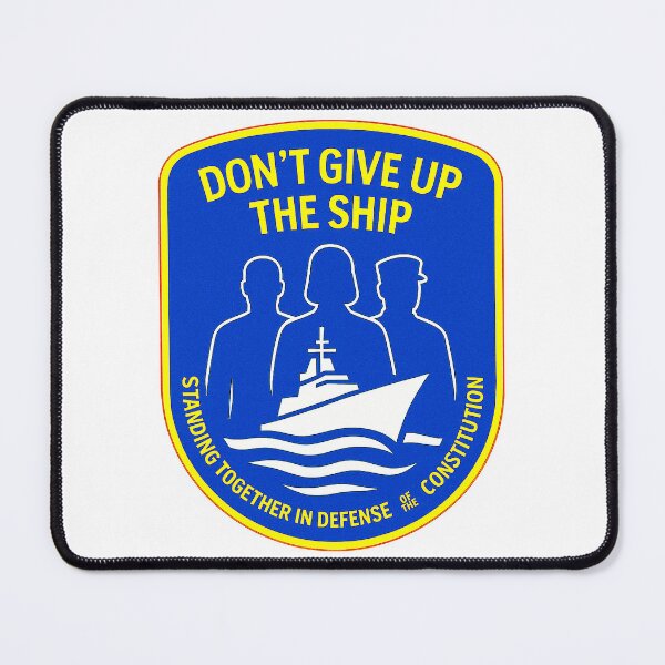 Item preview, DON’T GIVE UP THE SHIP – BADGE COLLECTION — “Service Members Don’t Scare Easy”Edition designed and sold by WheelieGdArt.