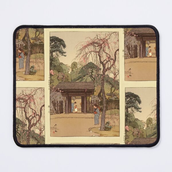 Artikelvorschau, Plum Gateway Style2 von Yoshida Hiroshi: Japanisches Poster „Tranquil Garden“ entworfen und verkauft von artofuniverse.