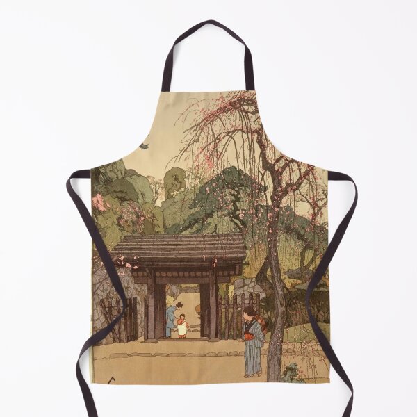 Artikelvorschau, Plum Gateway Style2 von Yoshida Hiroshi: Japanisches Poster „Tranquil Garden“ entworfen und verkauft von artofuniverse.