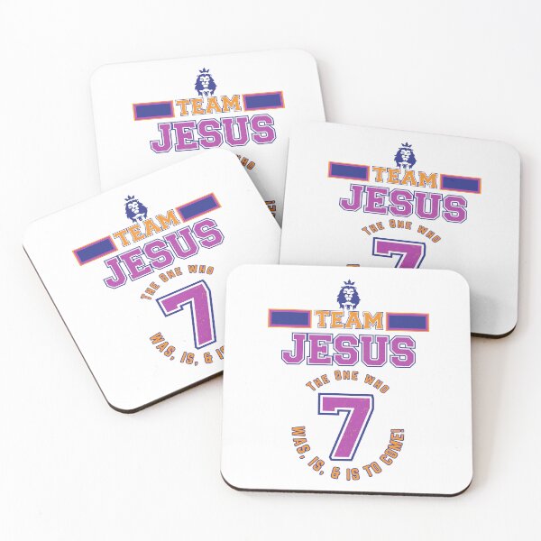 Item preview, Team Jesus - Blue, orange, & fuchsia (transparent background) designed and sold by Holy Coast Threads (Formerly ChristianFlower).