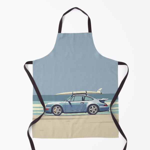 Item preview, Vintage 911 993 Turbo sports car surfing at the beach designed and sold by blackdogshop.