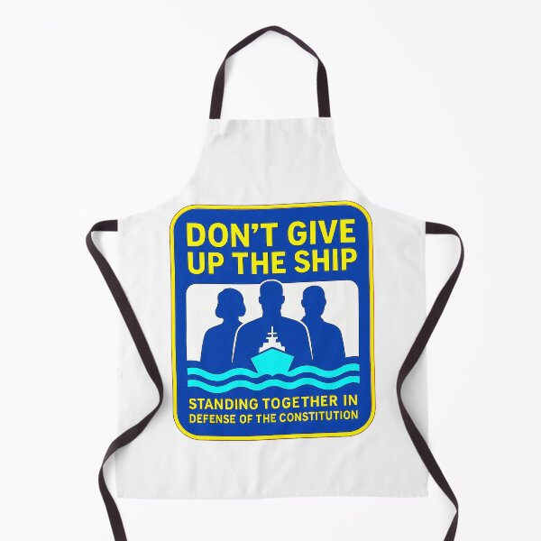 Item preview, DON’T GIVE UP THE SHIP – BADGE COLLECTION — “The Constitution Doesn’t Blink” Edition designed and sold by WheelieGdArt.