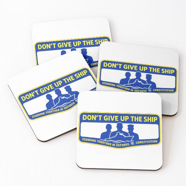 Item preview, DON’T GIVE UP THE SHIP – BADGE COLLECTION — “Chain of Command ≠ Chain of Blindness” Edition designed and sold by WheelieGdArt.