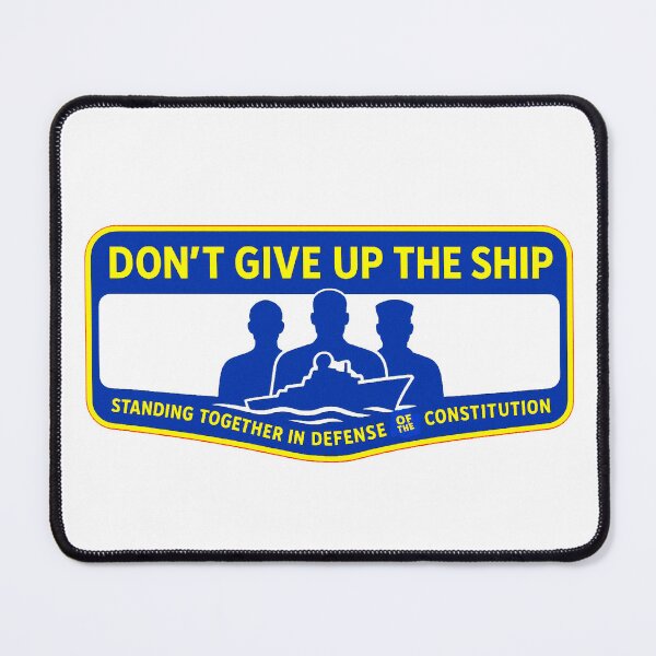 Item preview, DON’T GIVE UP THE SHIP – BADGE COLLECTION — “Chain of Command ≠ Chain of Blindness” Edition designed and sold by WheelieGdArt.