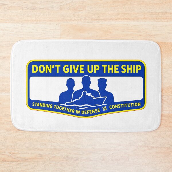 Item preview, DON’T GIVE UP THE SHIP – BADGE COLLECTION — “Chain of Command ≠ Chain of Blindness” Edition designed and sold by WheelieGdArt.