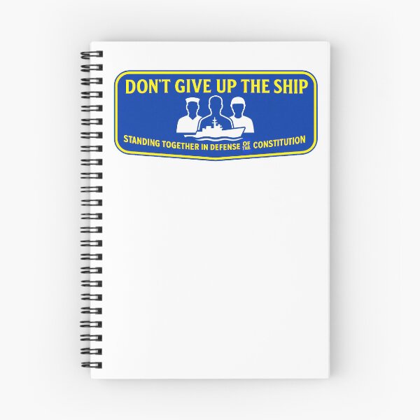 Item preview, DON’T GIVE UP THE SHIP – BADGE COLLECTION — “Honor Has a Backbone” Edition designed and sold by WheelieGdArt.