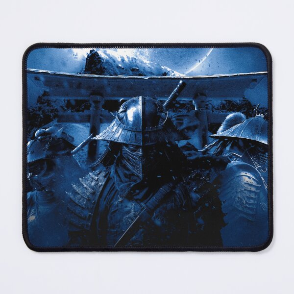 Item preview, Samurai Warriors Dark Fantasy Japanese Armor Art Under the Moon designed and sold by JRRTs.