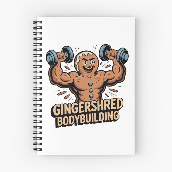Item preview, Gingershred Bodybuilding Funny Muscular Gingerbread  designed and sold by J-Style-Design.