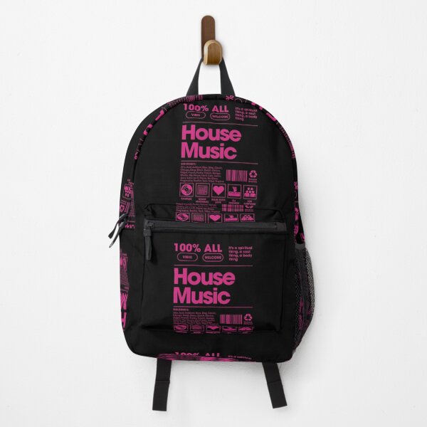Item preview, House Music - 100% Vibes, All Welcome - DJ Culture Typography Design designed and sold by TipTop GFX.