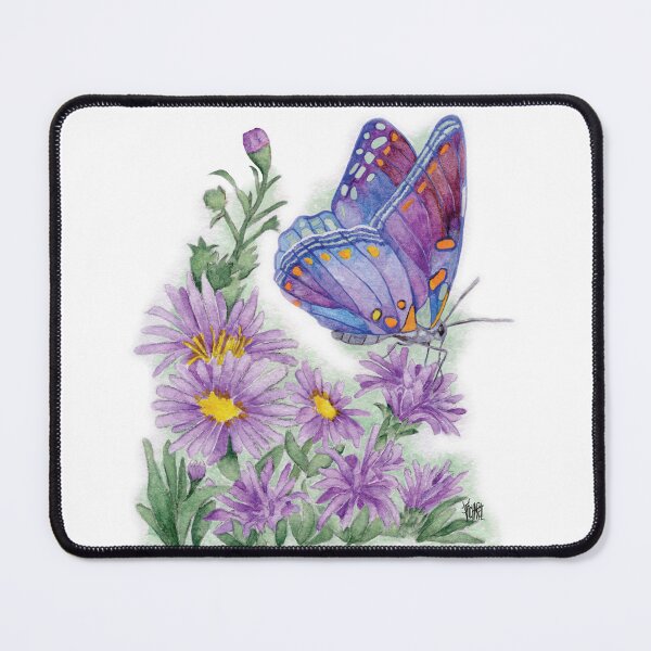 Item preview, Purple Butterfly feeding on Asters designed and sold by Jesus Vichareli.