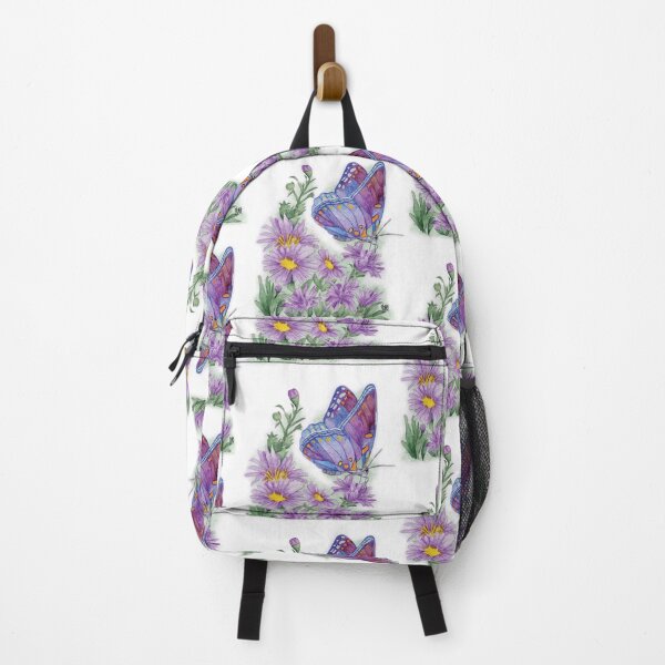 Item preview, Purple Butterfly feeding on Asters designed and sold by Jesus Vichareli.