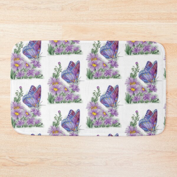 Item preview, Purple Butterfly feeding on Asters designed and sold by Jesus Vichareli.