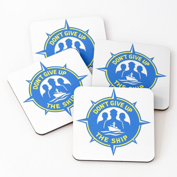 Item preview, DON’T GIVE UP THE SHIP – BADGE COLLECTION — “The Moral Compass Never Points Toward Corruption” Edition designed and sold by WheelieGdArt.