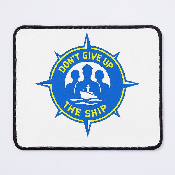 Item preview, DON’T GIVE UP THE SHIP – BADGE COLLECTION — “The Moral Compass Never Points Toward Corruption” Edition designed and sold by WheelieGdArt.