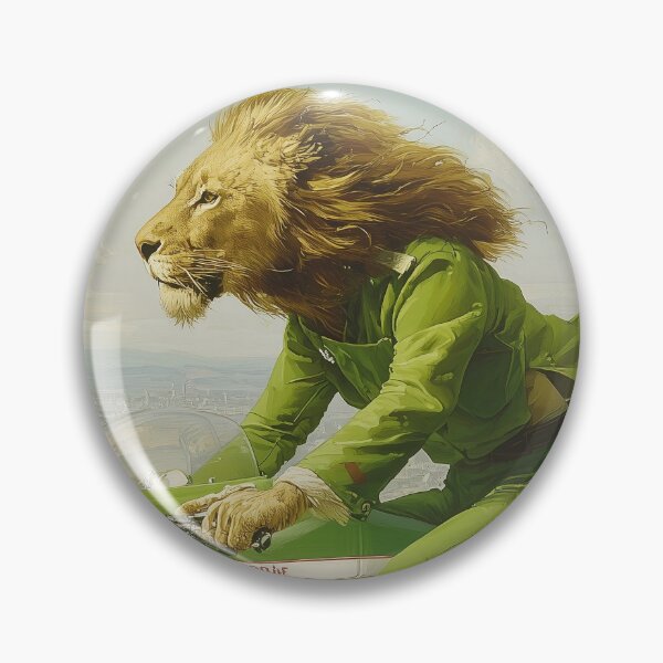 Item preview, Lion-Man on a Green Motorcycle designed and sold by lautir.