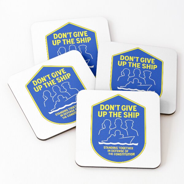 Item preview, DON’T GIVE UP THE SHIP — “We Don’t Fold” Edition designed and sold by WheelieGdArt.