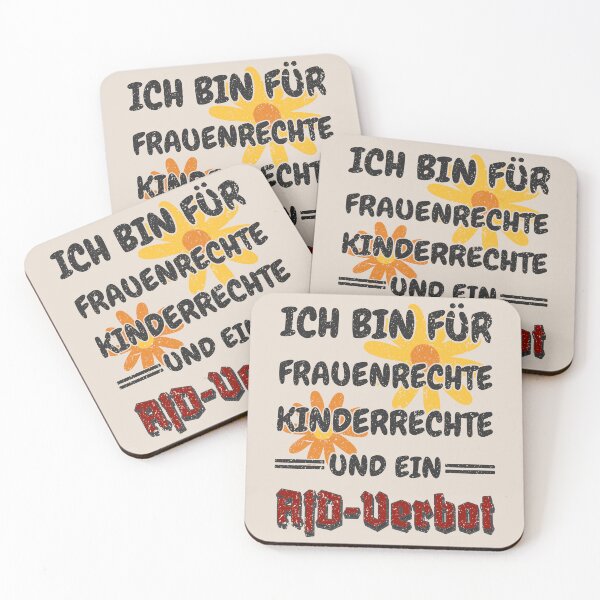 Item preview, I am in favor of women's rights, children's rights, and a ban on the AfD – a clear democratic statement. designed and sold by VariousGoodies.