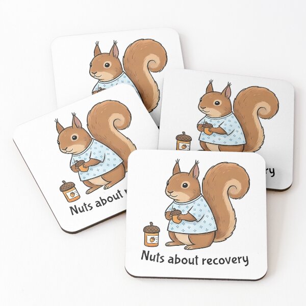 Item preview, Nuts About Recovery Squirrel Support designed and sold by k3rstman1.