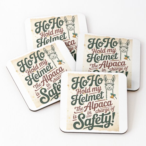 Item preview, Christmas Alpaca Safety Message Design designed and sold by PeteLawliiet.