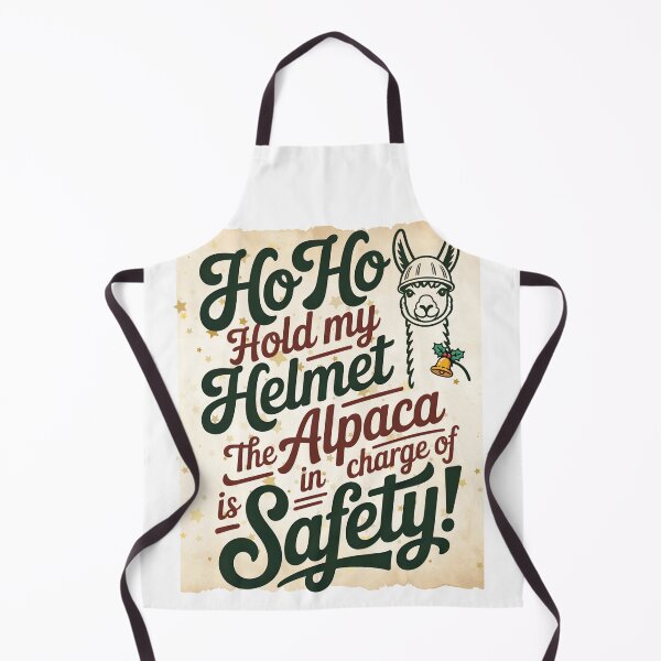 Item preview, Christmas Alpaca Safety Message Design designed and sold by PeteLawliiet.