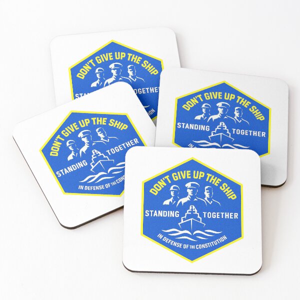 Item preview, DON'T GIVE UP THE SHIP – BADGE COLLECTION – Stop the Spiral Edition designed and sold by WheelieGdArt.