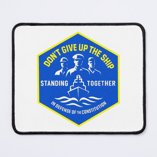 Item preview, DON'T GIVE UP THE SHIP – BADGE COLLECTION – Stop the Spiral Edition designed and sold by WheelieGdArt.