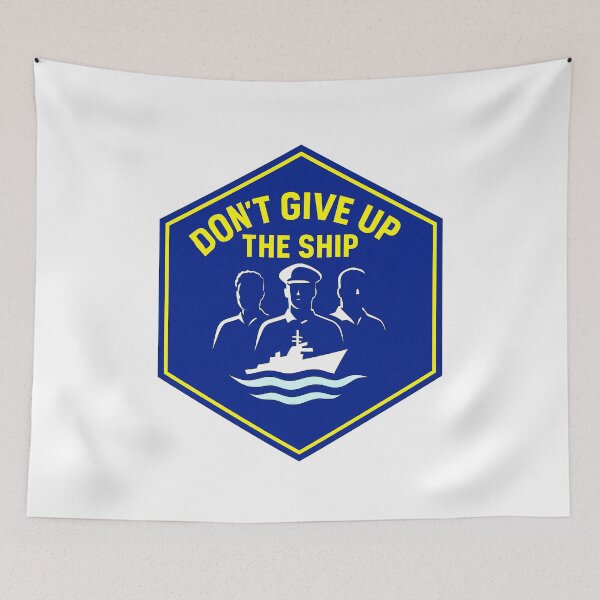 Item preview, DON'T GIVE UP THE SHIP – BADGE COLLECTION DON'T GIVE UP THE SHIP – BADGE COLLECTION – Halt the Harm Edition designed and sold by WheelieGdArt.