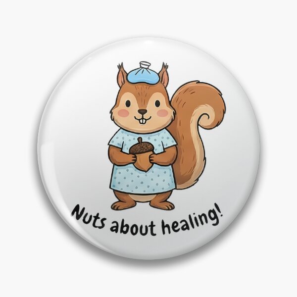 Item preview, Nuts About Healing Cute Squirrel designed and sold by k3rstman1.