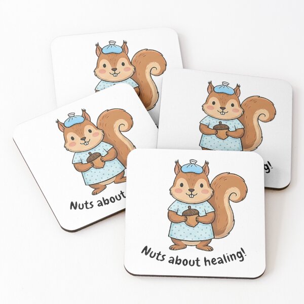 Item preview, Nuts About Healing Cute Squirrel designed and sold by k3rstman1.