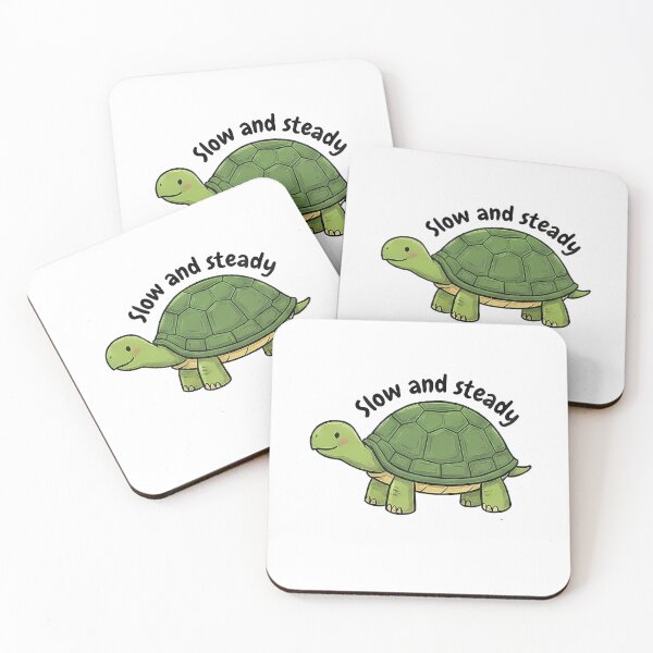 Item preview, Cute Green Turtle Slow Steady Quote designed and sold by k3rstman1.