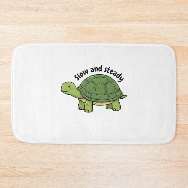 Item preview, Cute Green Turtle Slow Steady Quote designed and sold by k3rstman1.