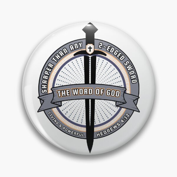 Item preview, Sharper Than Any 2-edged Sword Hebrews 4:12  designed and sold by Holy Coast Threads (Formerly ChristianFlower).