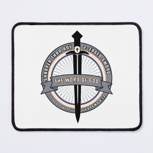 Item preview, Sharper Than Any 2-edged Sword Hebrews 4:12 designed and sold by Holy Coast Threads (Formerly ChristianFlower).