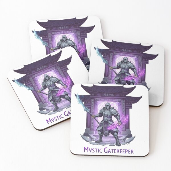 Item preview, Mystic Gatekeeper Fantasy RPG Art – Legendary Arcane Warrior Guardian for Tabletop Gamers designed and sold by wellie-chic.