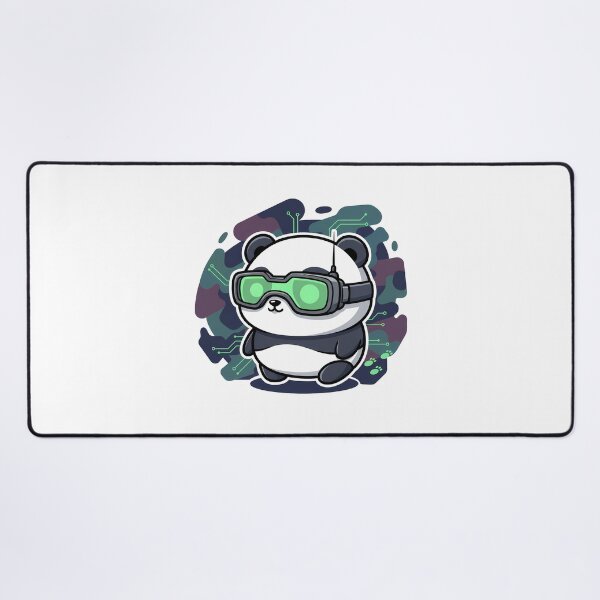 Item preview, Kawaii Panda Virtual Reality Gamer designed and sold by k3rstman1.