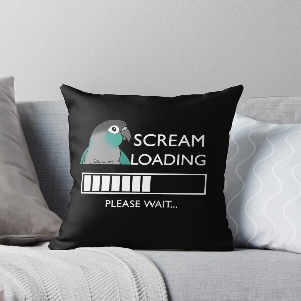 Item preview, Turquoise Conure Screaming Loading Please Wait designed and sold by FandomizedRose.