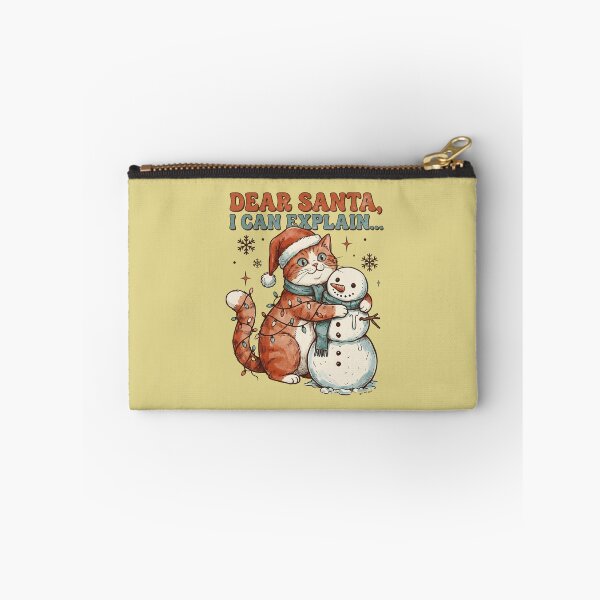 Item preview, Dear Santa, I Can Explain... Cat Christmas Lights Mishap designed and sold by AwesomeBeyondLimits.