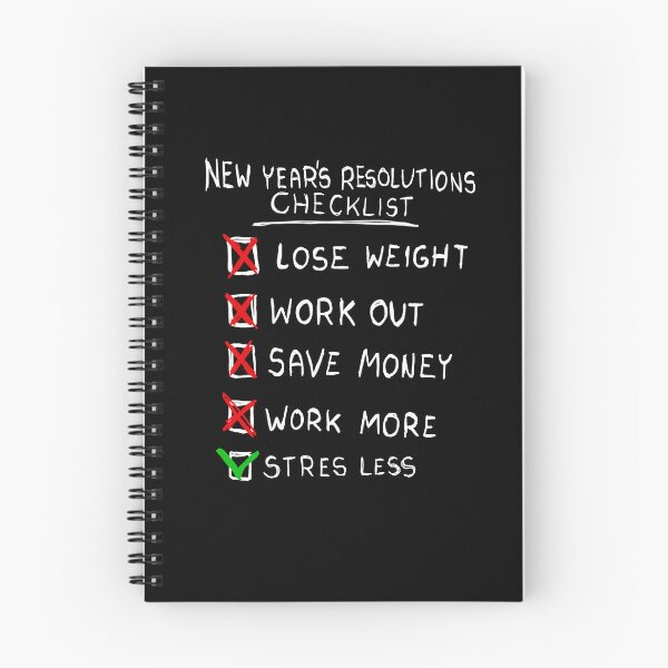 Item preview, New Year's resolution checklist designed and sold by ARIVONTEE.