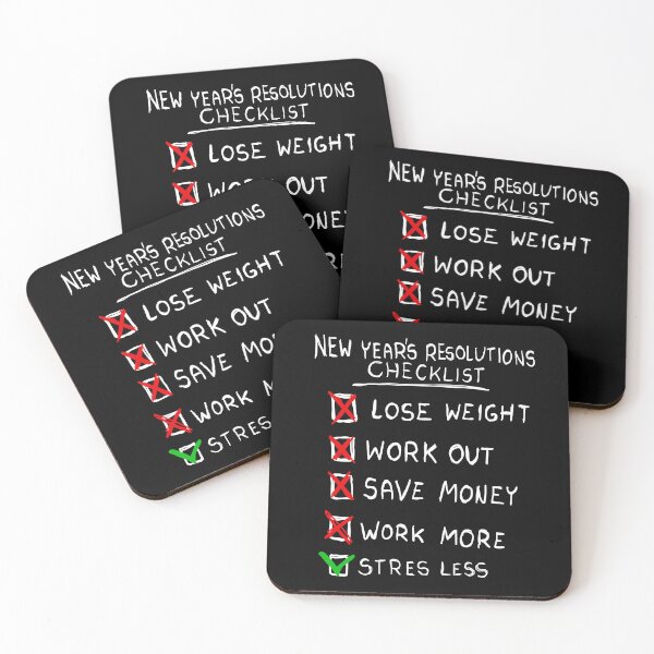 Item preview, New Year's resolution checklist designed and sold by ARIVONTEE.