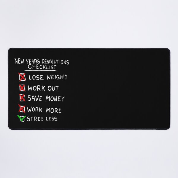 Item preview, New Year's resolution checklist designed and sold by ARIVONTEE.