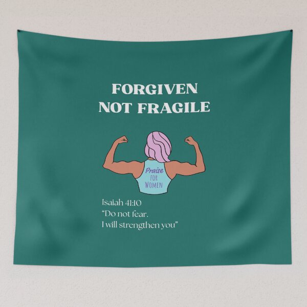 Item preview, LADIES FORGIVEN NOT FRAGILE T SHIRT & GIFTS designed and sold by TheHopeClinic.